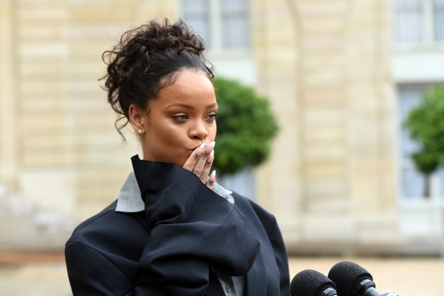Brigitte Macron Receives Rihanna - Paris