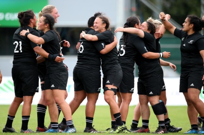 New Zealand celebrate after the game