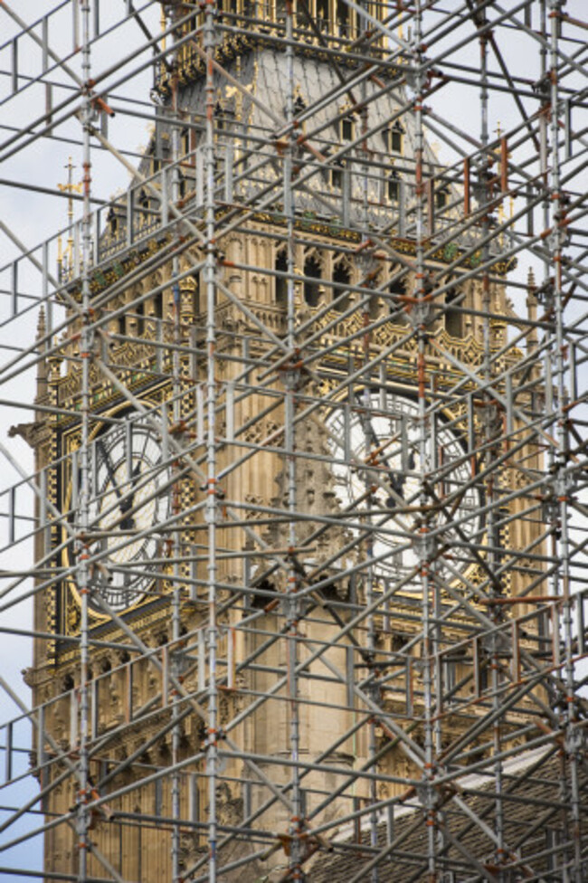 Houses of Parliament Scaffolding  - London