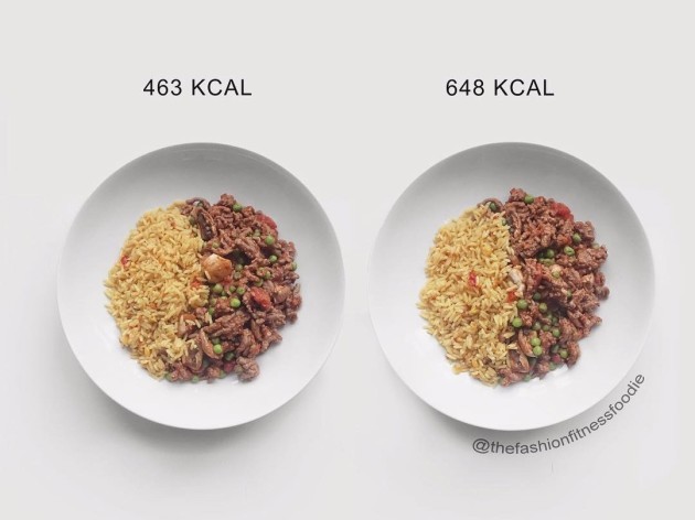 both-of-these-bowls-contain-the-same-amount-of-food-but-the-bowl-on-left-was-made-with-light-cooking-oil-spray-and-contains-beef-thats-5-fat-whereas-the-bowl-on-the-right-was-made-with-olive-oil-and-beef-thats-12-fat