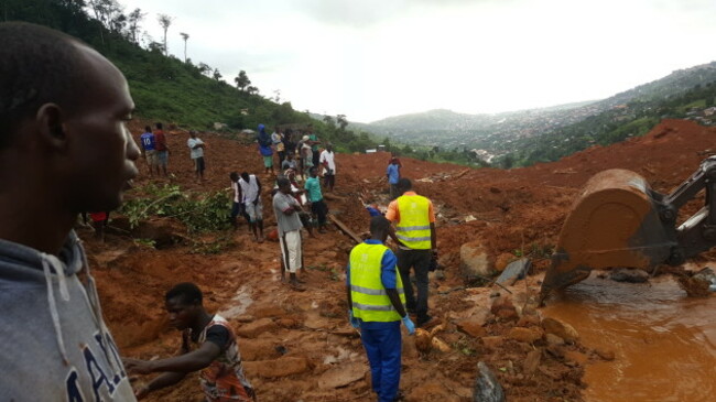 SIERRA LEONE-FREETOWN-MUDSLIDE