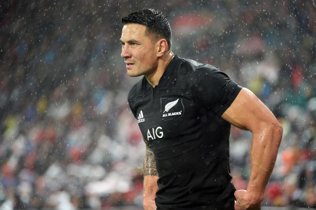 Sonny Bill Williams after being sent off