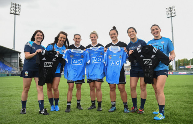 AIG event with the New Zealand Black Ferns, Dublin Ladies Footballers and Dublin Camogie