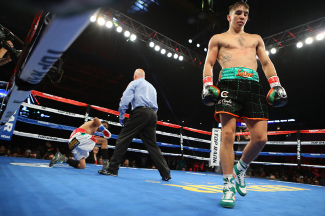 Michael Conlan with Alfredo Chanez