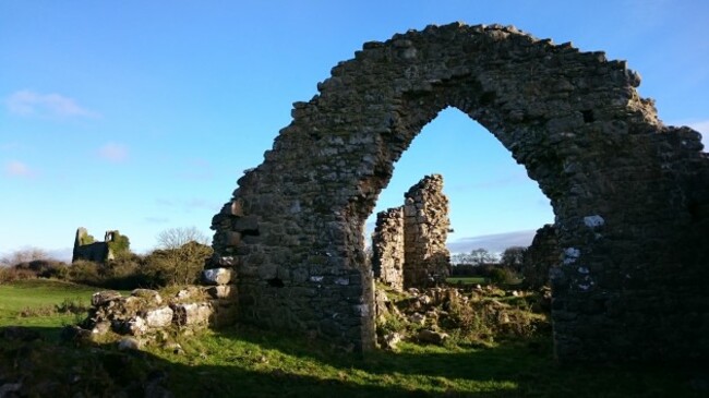 Church with Castle in background