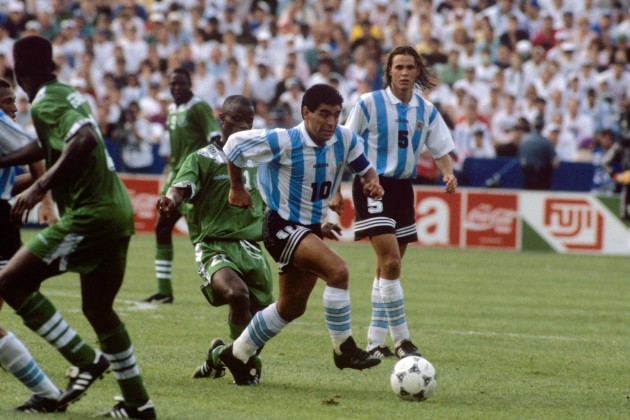 Soccer - World Cup USA 1994 - Group D - Argentina v Nigeria - Foxboro Stadium