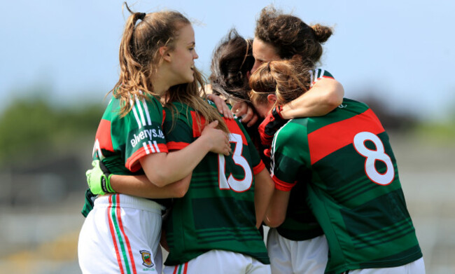 Mayo player's celebrate