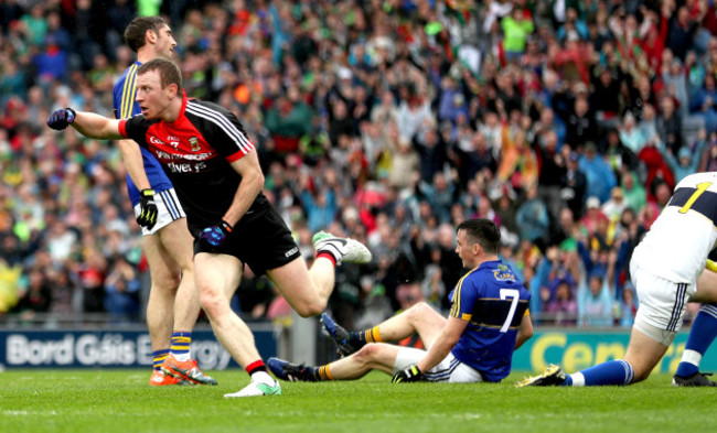 Colm Boyle celebrates scoring his sides second goal