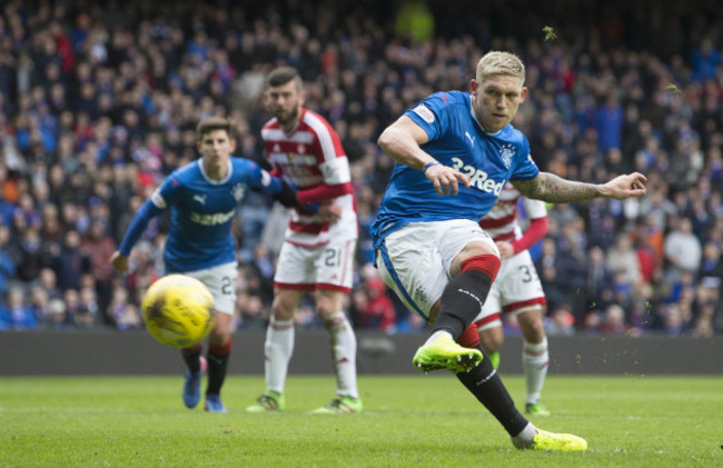 Rangers v Hamilton Academical - Scottish Cup - Quarter Final - Ibrox Stadium