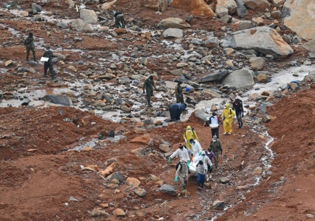 SIERRA LEONE-FREETOWN-MUDSLIDES-AFTERMATH