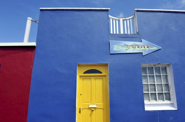 Colourful facades in Dingle