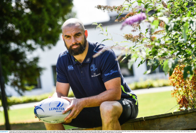 Scott Fardy Arrives at Leinster Rugby