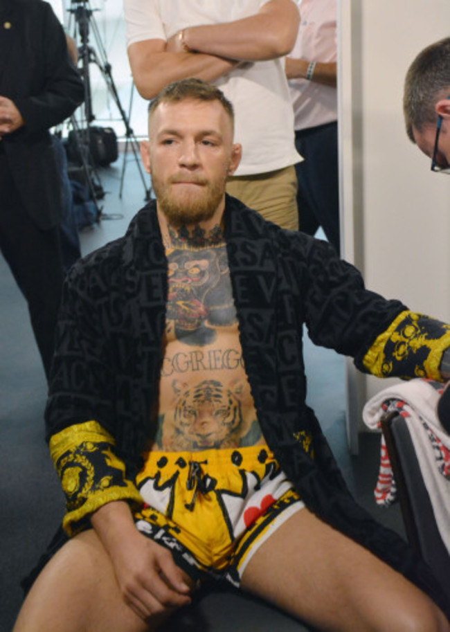 Conor McGregor Hosts Las Vegas Media Workout