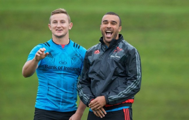 Cian Bohane and Simon Zebo