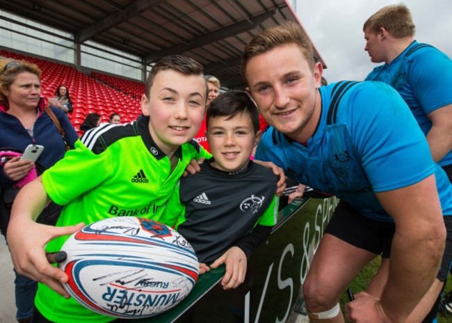 Cian Bohane with fans