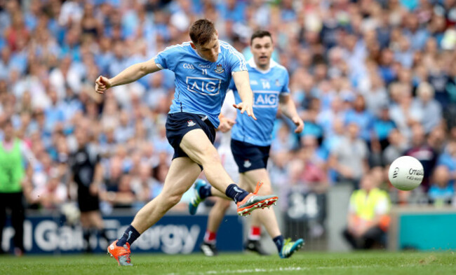 Con O'Callaghan scores the first goal