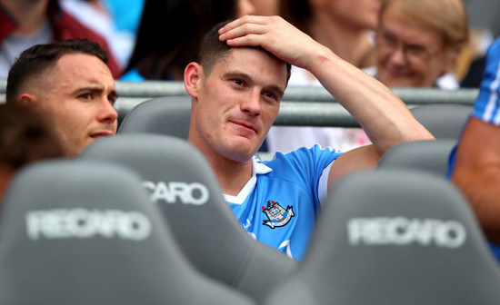 Diarmuid Connolly looks on as the team parade