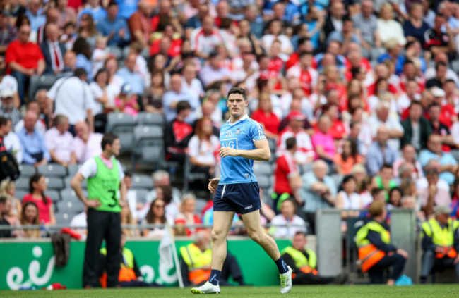 Diarmuid Connolly enters the field