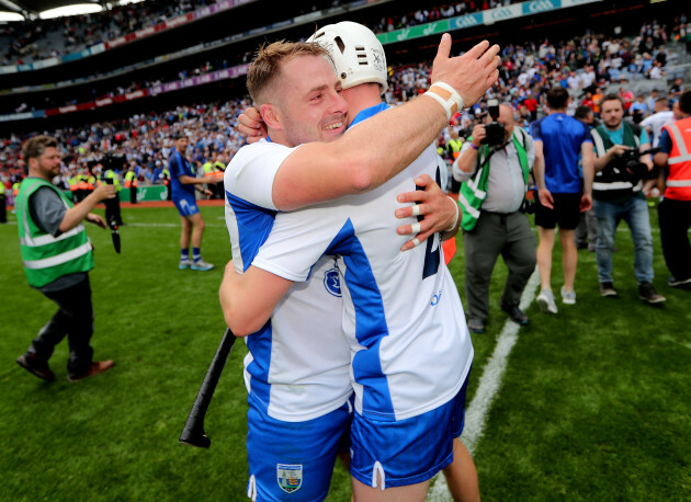 Noel Connors and Brian O’Halloran celebrate