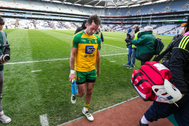 Karl Lacey after the game