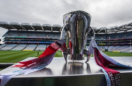 A view of the All-Ireland Minor Hurling Championship trophy