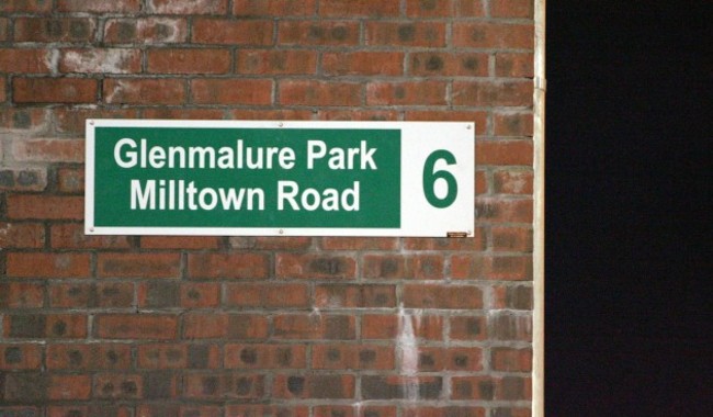 The road sign from Rovers old stadium