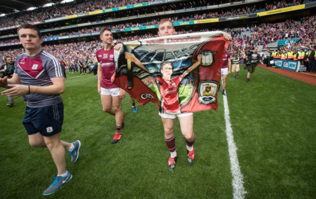 Conor Whelan celebrates