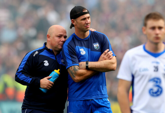 Derek McGrath and Dan Shanahan dejected after the game
