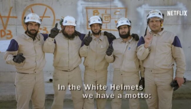 white helmets