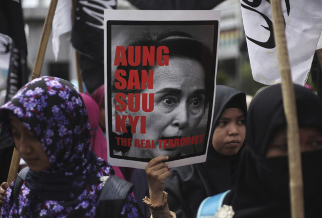 Indonesia Myanmar Protest