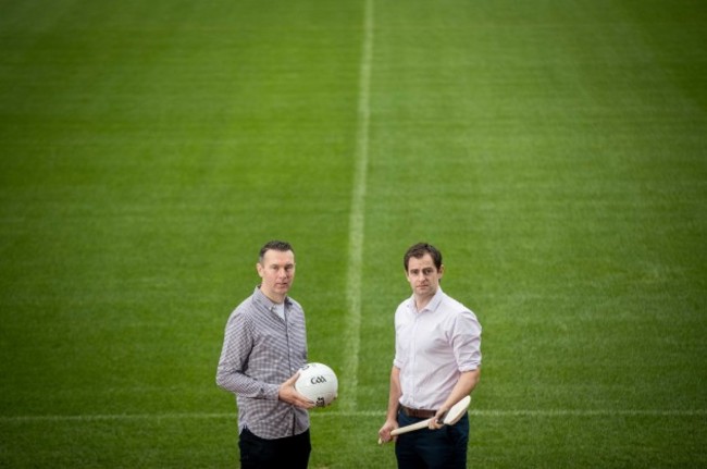 Oisin McConville and Dr Brendan Murphy