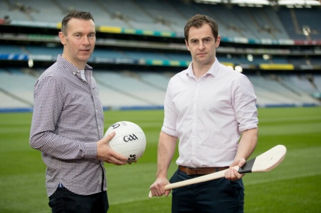 Oisin McConville and Dr Brendan Murphy