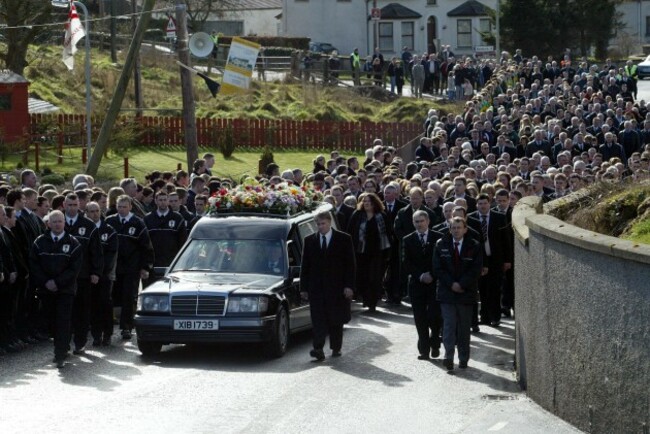 Cormac McAnallens Funeral 5/3/2004