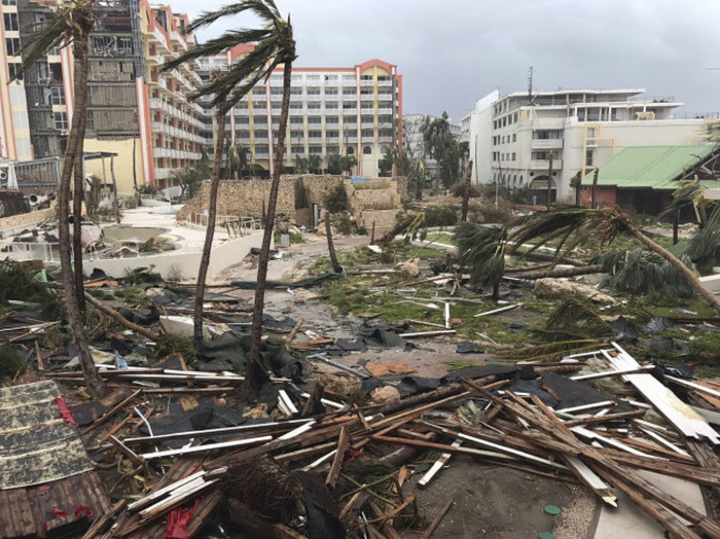 APTOPIX St. Martin Hurricane Irma