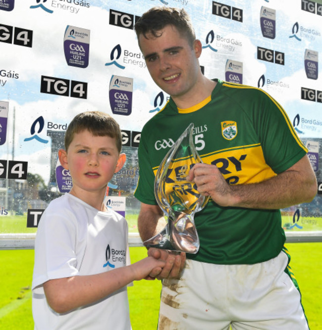 Man of the Match at Kerry v Wicklow - Bord Gáis Energy GAA Hurling All-Ireland U21 B Championship Final