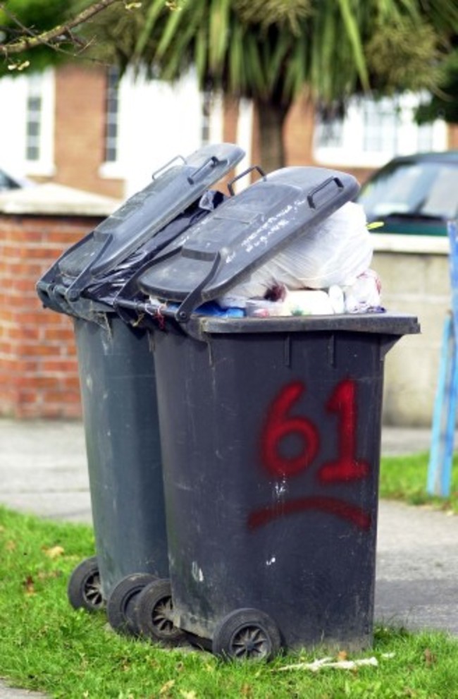 File Photo A ban on fixed-price waste collection is being introduced by the Government to encourage recycling and reduce the amount of rubbish