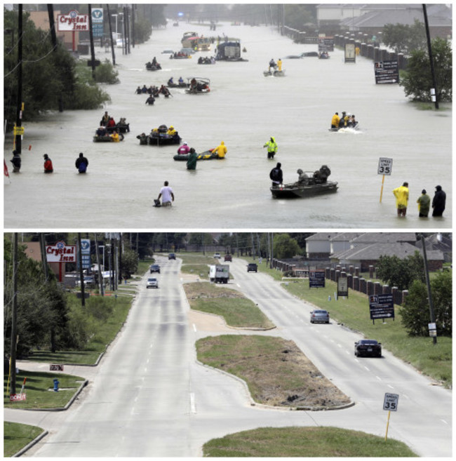 Harvey Receding Waters