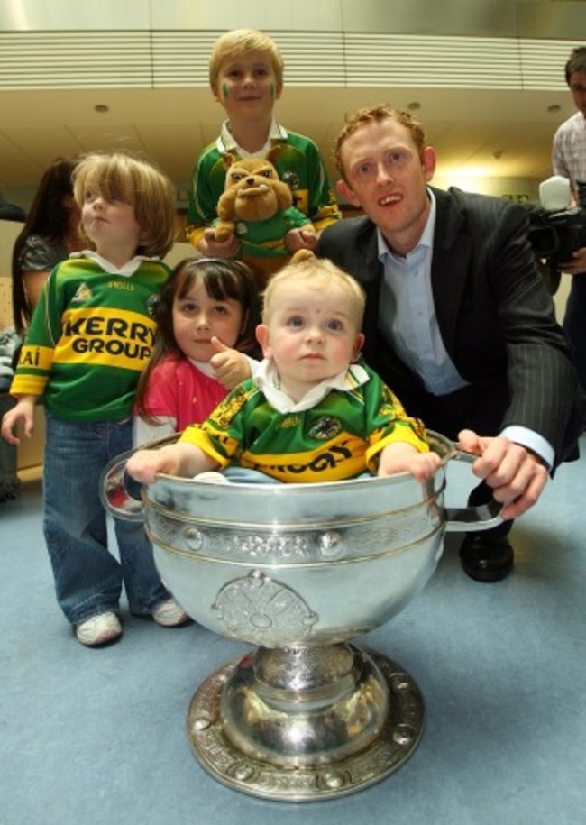 Colm Cooper with Thomas O'Carroll