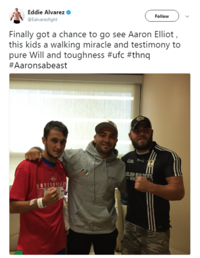 Eddie Alvarez visit