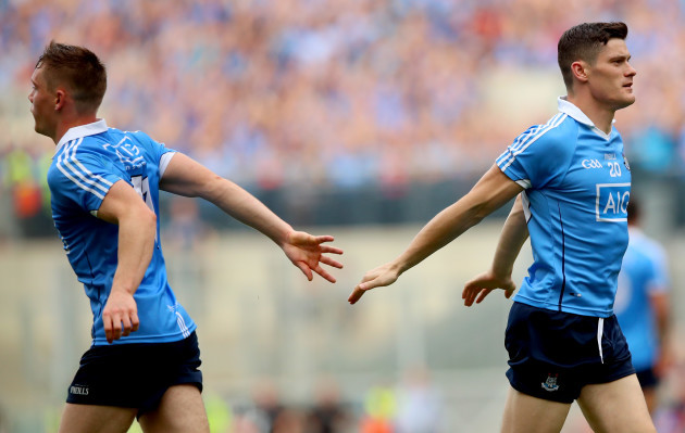 Con O'Callaghan replaced by Diarmuid Connolly