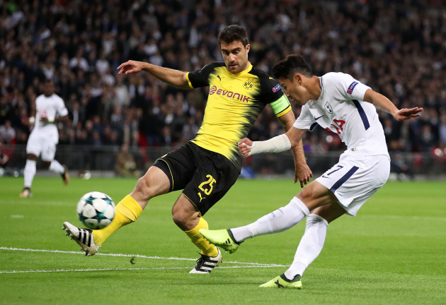 Tottenham Hotspur v Borussia Dortmund - UEFA Champions League - Group H - Wembley