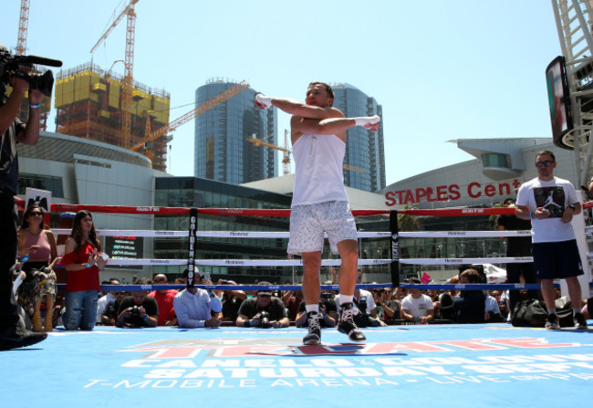 Canelo-Golovkin Los Angeles Media Day