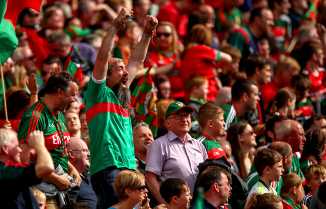 Mayo supporters celebrate