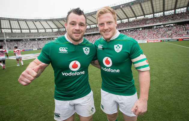 Cian Healy and James Tracy