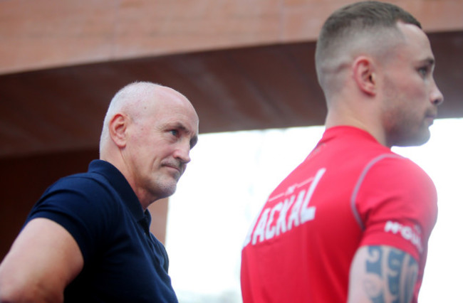 Barry McGuigan and Carl Frampton