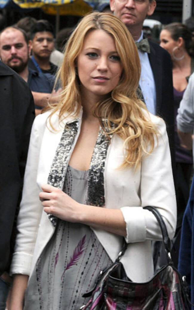 On the set of Gossip Girl - New York City