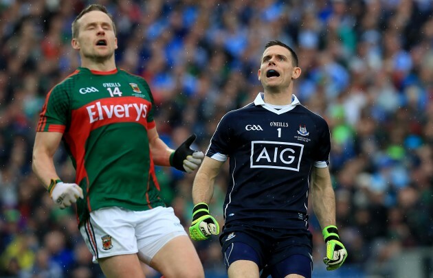 Stephen Cluxton with Andy Moran