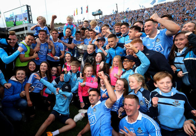 Dublin celebrate with The Sam Maguire