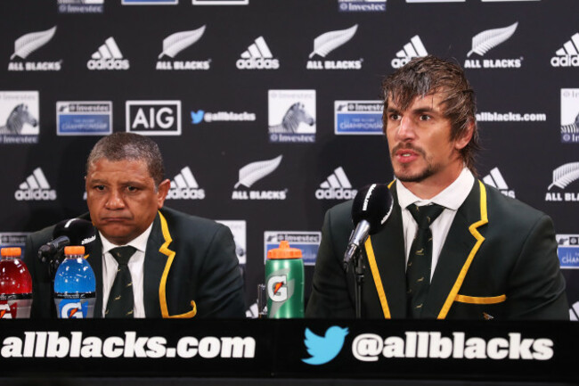 Allister Coetzee and Eben Etzebeth