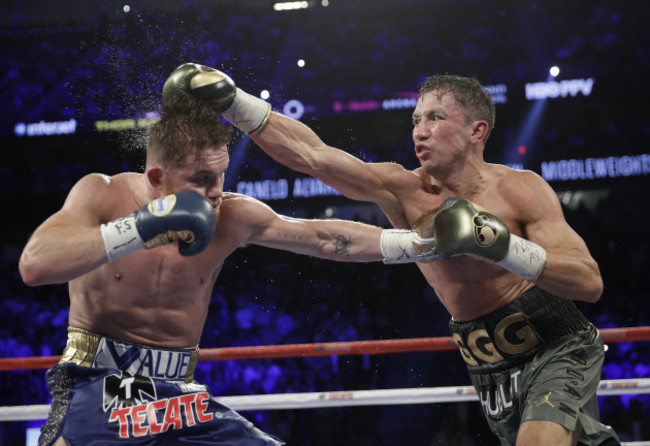 Alvarez Golovkin Boxing